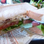 サーモンとクリームチーズの和風サンド サーモンとクリームチーズの和風サンド